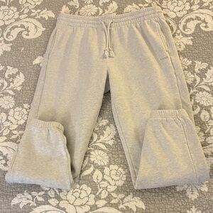 TNA Cozy Fleece Joggers ~ Size Large ~ Grey